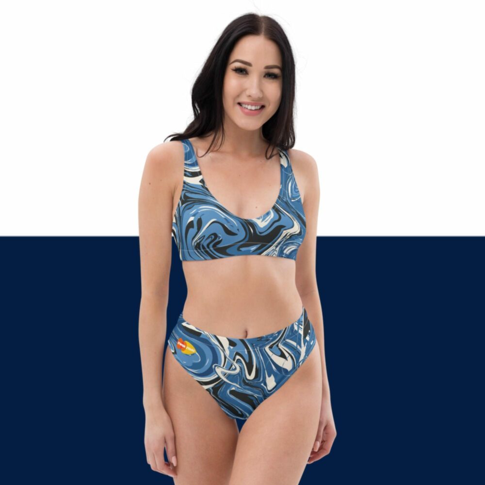 Eco-responsible high-waisted swimsuit bottoms
