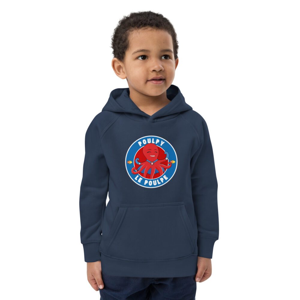 Sudadera con capucha para niños Poulpy