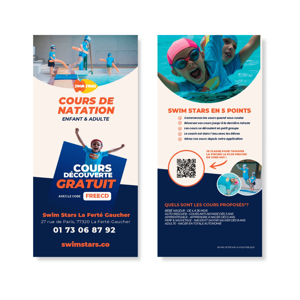 Flyers cursos de descubrimiento a 0€ La Ferté Gaucher - x1000