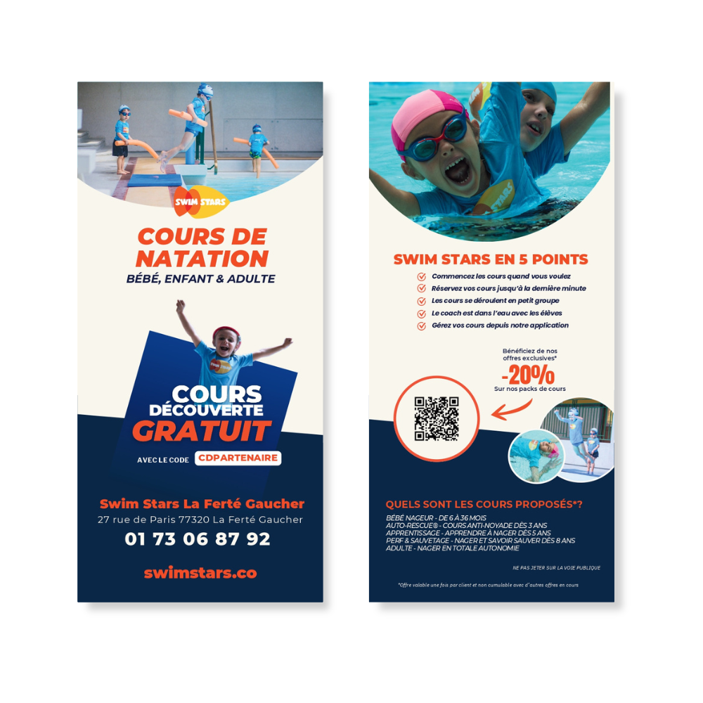 Flyers descubrimiento cursos CD Partner La Ferté Gaucher
