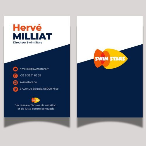 Tarjeta de visita personalizable x500 Milliat